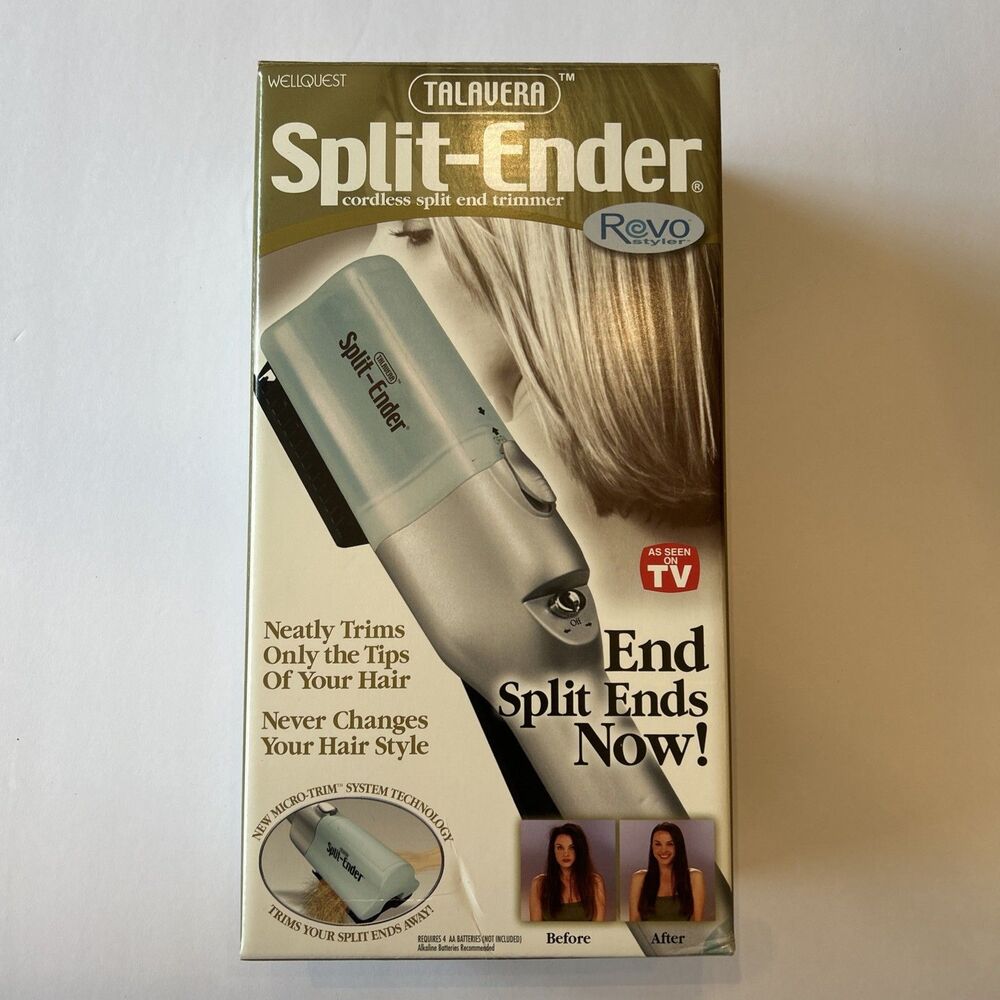 Talavera Split-Ender Revo Styler Cordless Split End Trimmer Wellquest New NOS